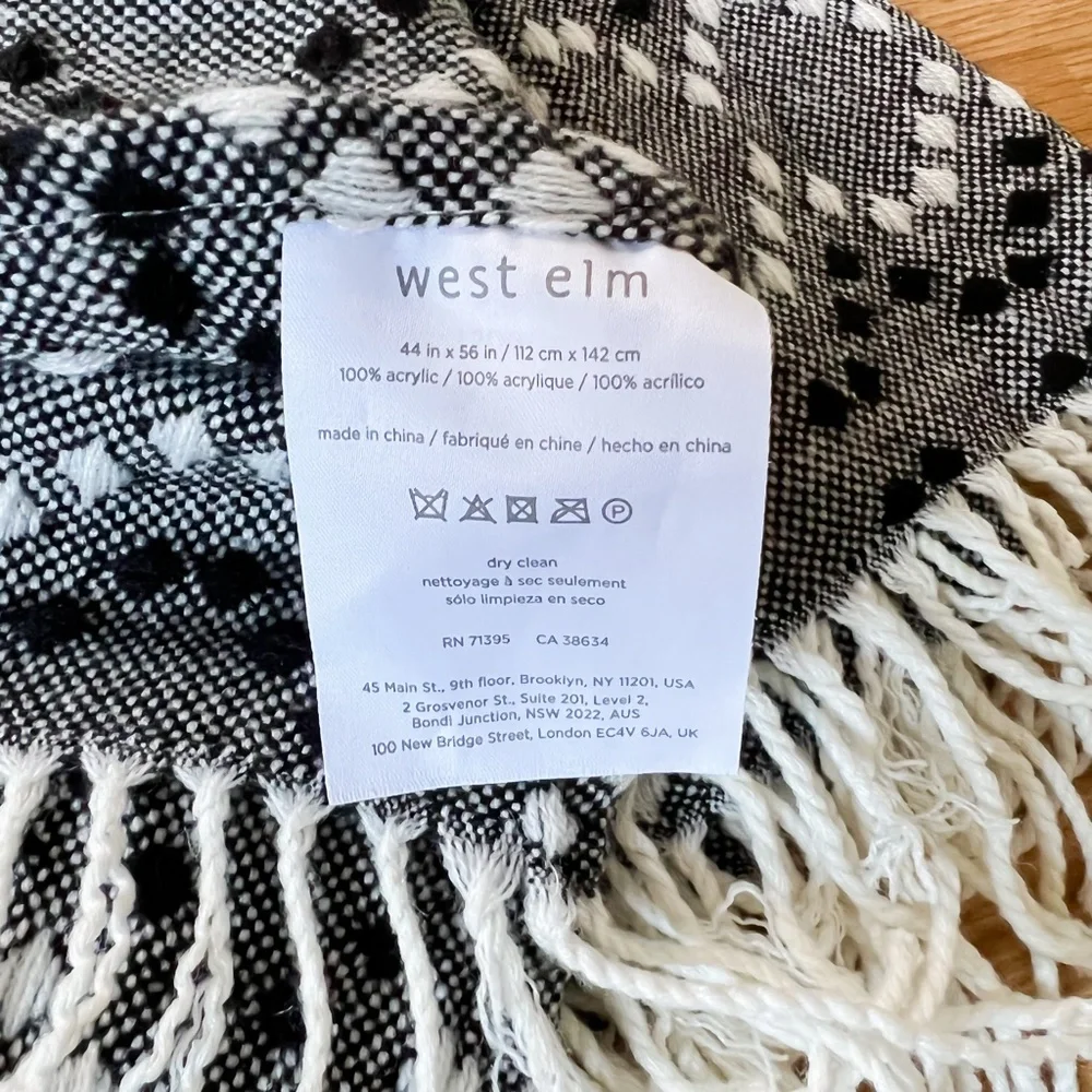 West Elm Throw Blanket